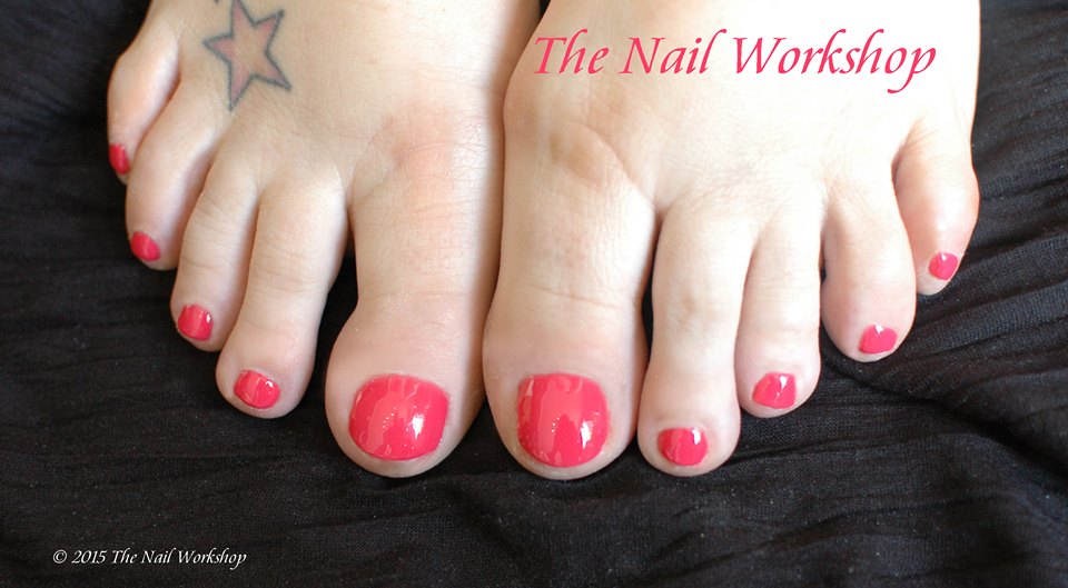 Gel II Coral Pedicure